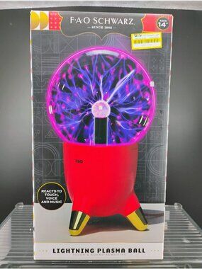 FAO Schwarz Lightning Plasma Ball Touch & Sound Sensitive